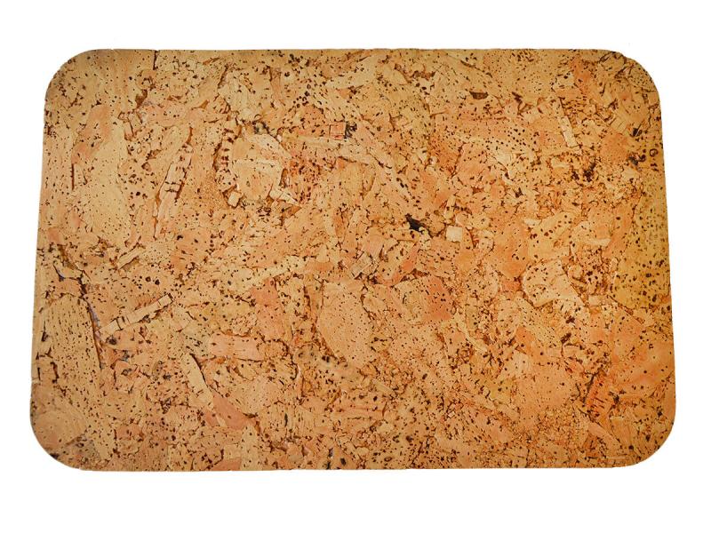 Prostírání obdélník oblé rohy 36x25cm korek (6ks)