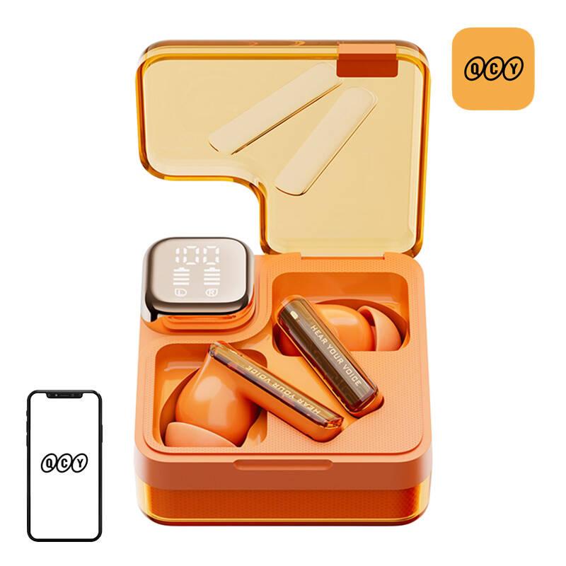 Qcy Sluchátka TWS MeloBuds Neo T31 (oranžová)
