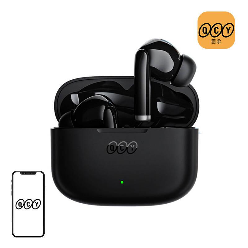 Qcy Sluchátka TWS T19 (černá)