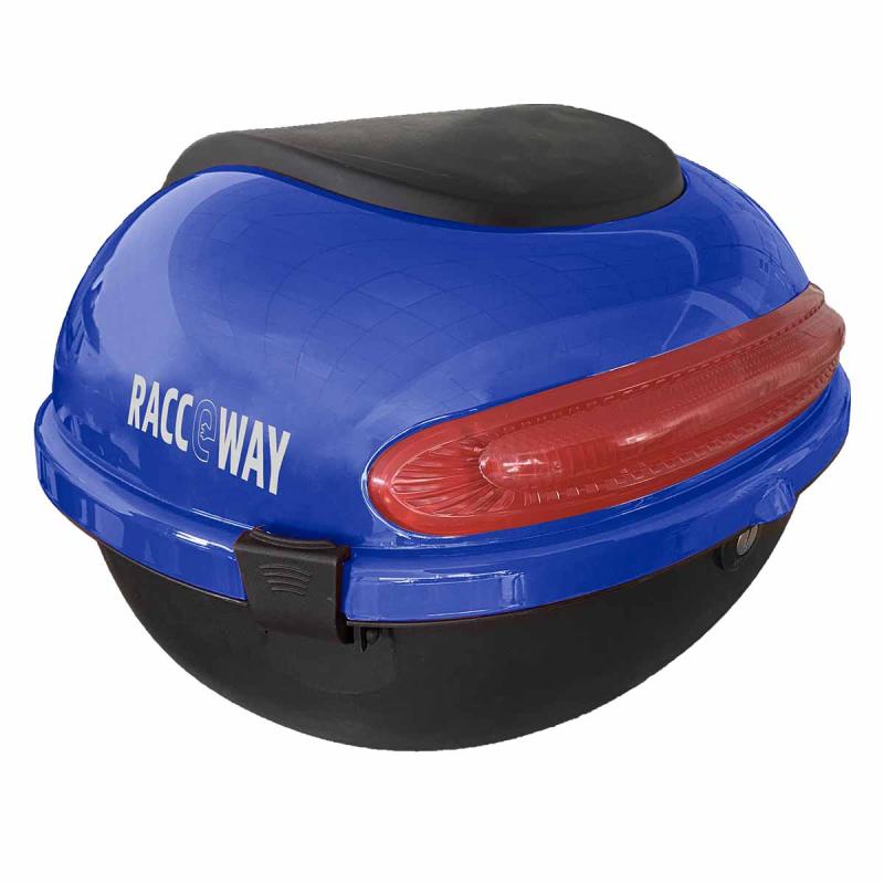 RACCEWAY Zadný kufor k elektroskútru Mona modrý