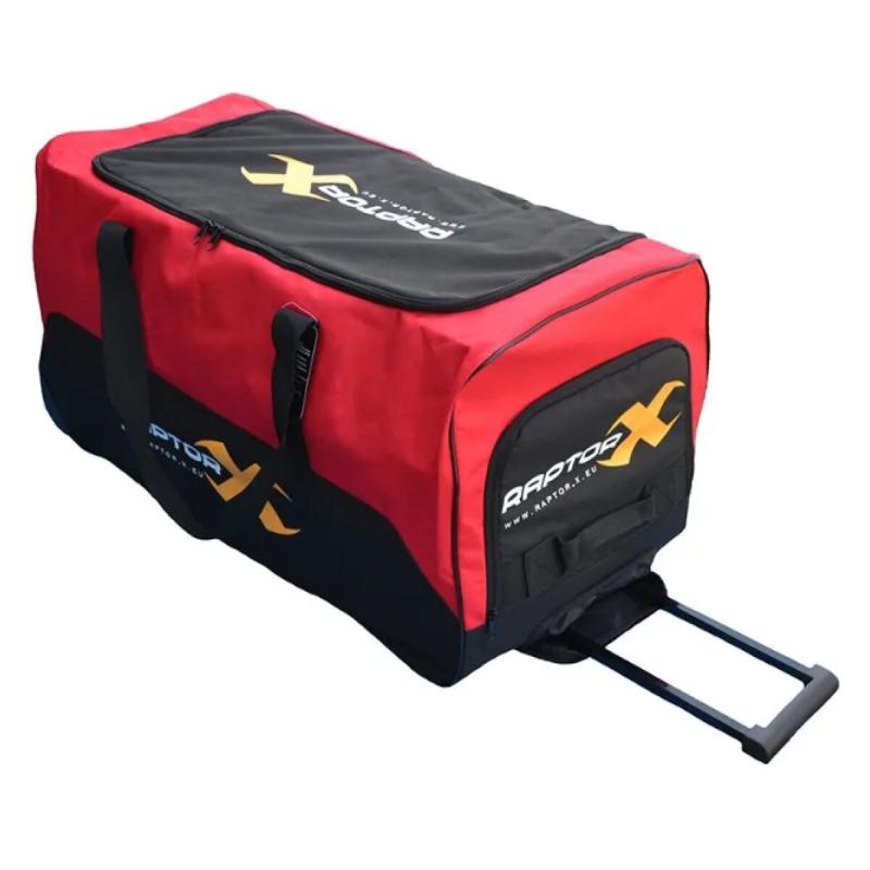Raptor-X Wheel Bag Youth hokejová taška na kolieskach čierna-červená