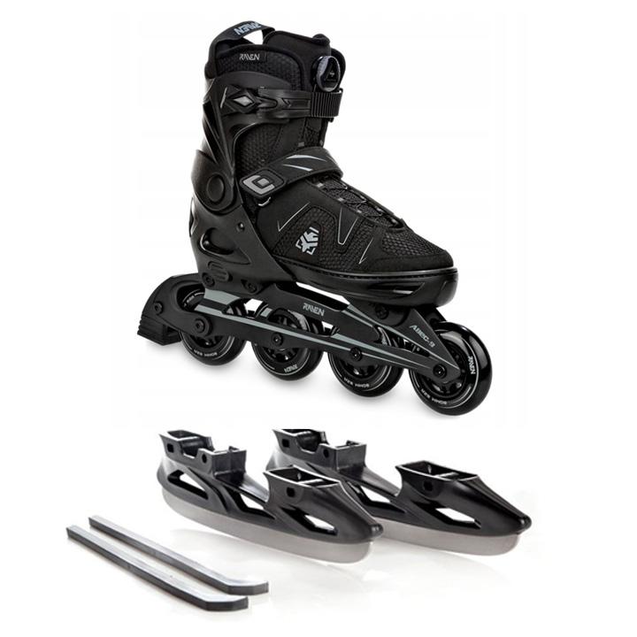 Raven Pulse PRO black FitGo 2v1 kolečkové brusle