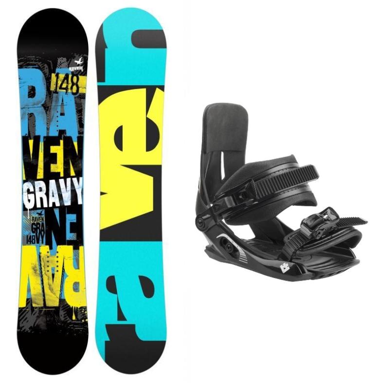 Raven Gravy junior mini snowboard + Hatchey Tactic Junior viazanie