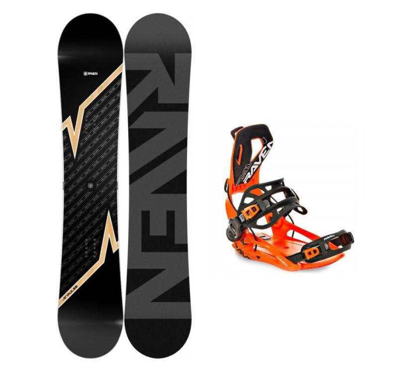 Raven Pulse snowboard + Raven Fastec FT360 orange vázání + sleva 400,- na příslušenství