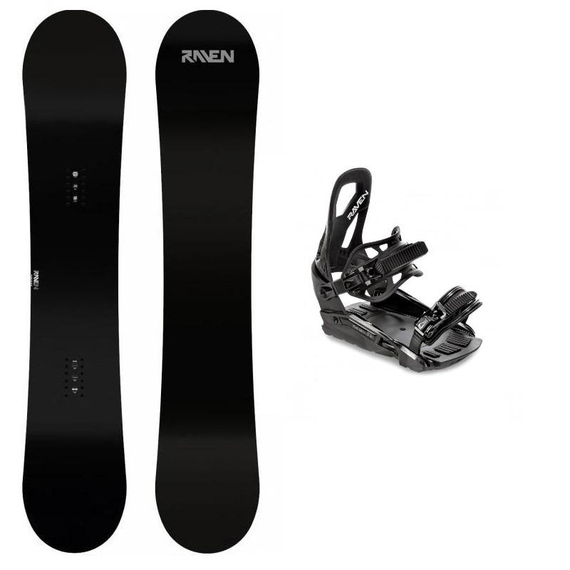 Raven Pure black pánský snowboard + Raven S230 Black vázání