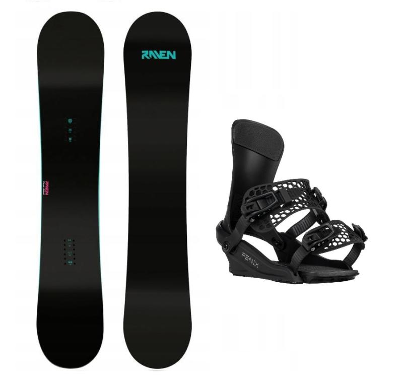 Raven Pure mint dámský snowboard + Gravity Fenix black vázání