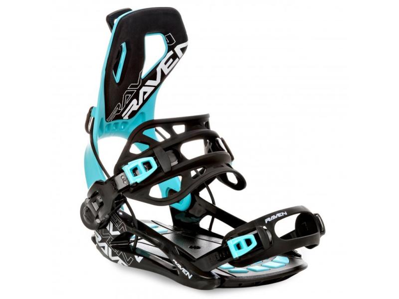 Raven RAGE Fastec FT360 black/mint dámské snowboardové vázání