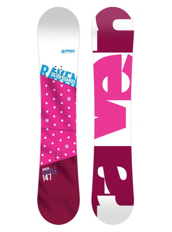 Raven Style Pink dámsky snowboard + zľava 600,- na príslušenstvo