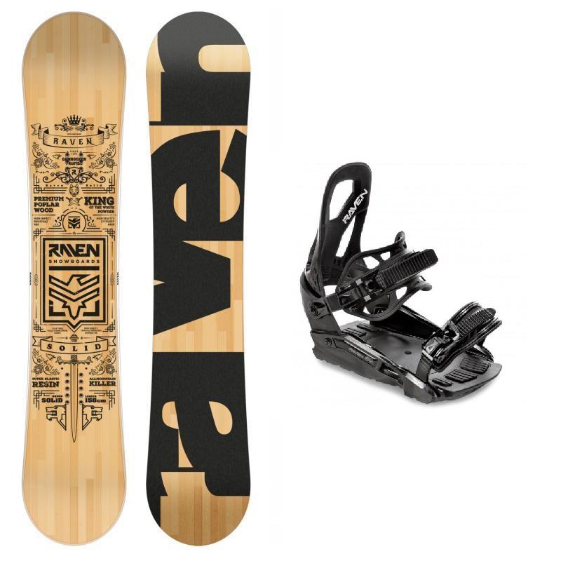 Levně Raven Solid classic snowboard + Raven S230 Black vázání - 155 cm + S/M (EU 37-42)