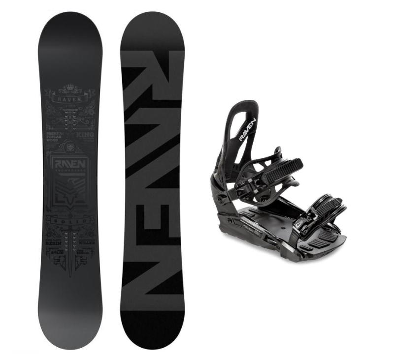 Raven Solid steel snowboard + Raven S230 Black snowboardové viazanie + zľava 300,- na príslušenstvo