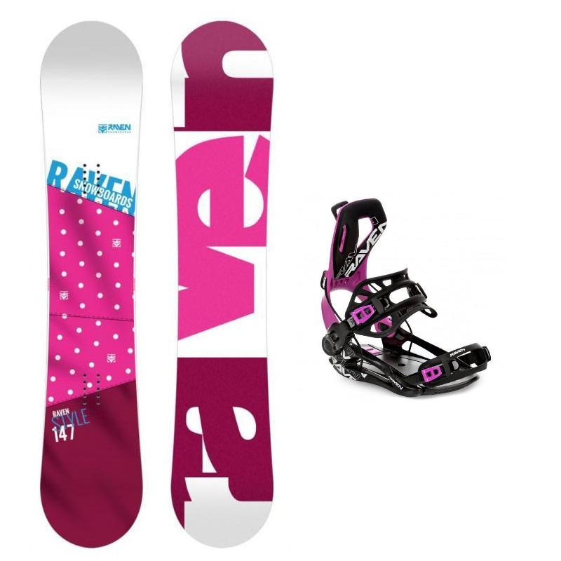 Raven Style Pink + Raven Fastec FT360 black/fuchsia vázání