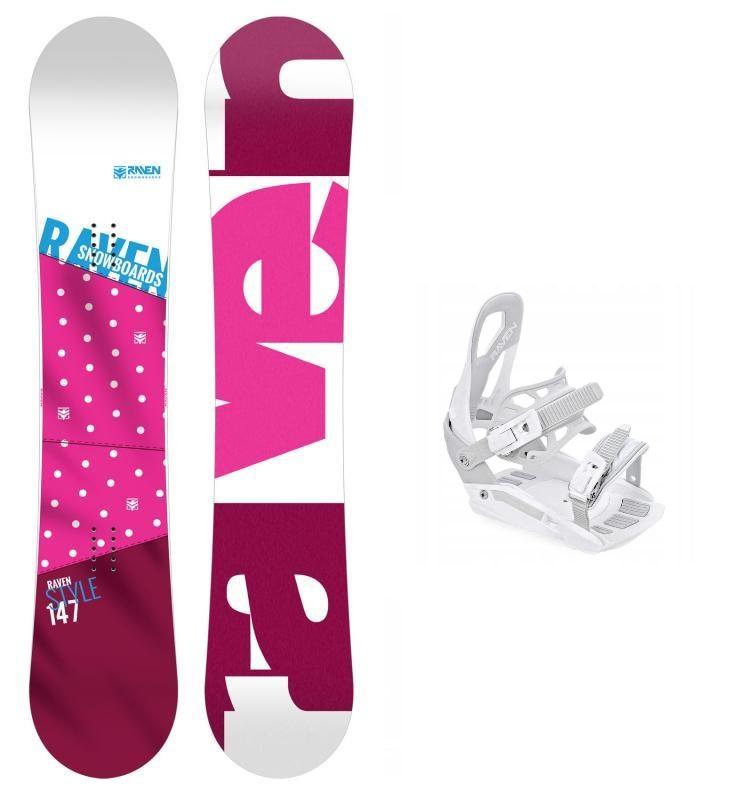 Raven Style Pink dámský snowboard + Raven S230 White vázání + sleva 400,- na příslušenství