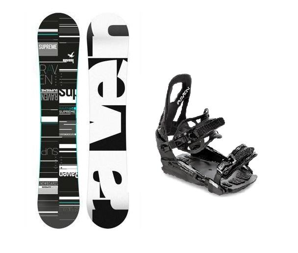 Raven Supreme black/mint dámský snowboard + Raven S230 Black vázání + sleva 300,- na příslušenství