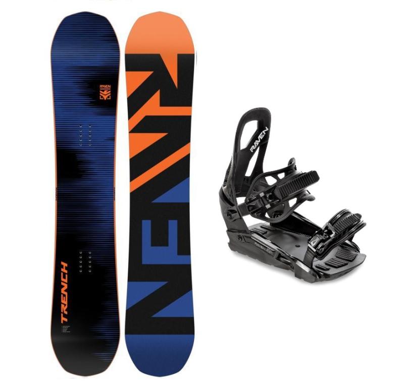 Raven Trench Carbon pánsky snowboard + Raven S230 Black viazanie + zľava 300,- na príslušenstvo