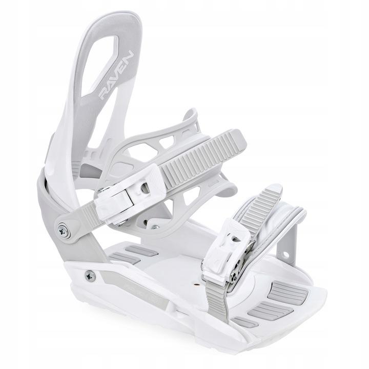Raven S230 White snowboardové viazanie