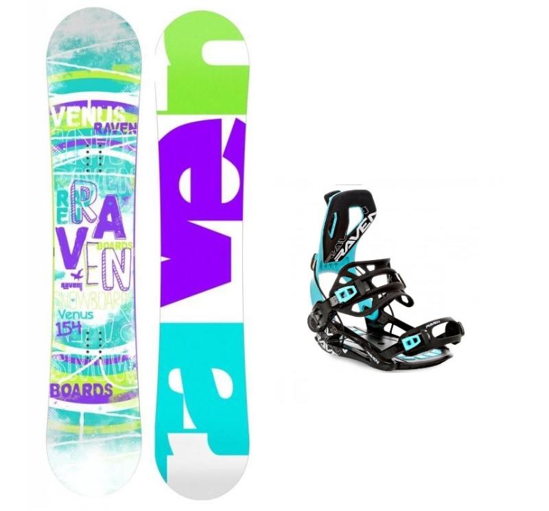 Raven Venus dámský snowboard + Raven Fastec FT360 black/mint vázání