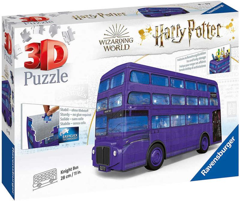 Ravensburger Puzzle 3D Autobus Harry Potter stojánek na tužky 216 dílků