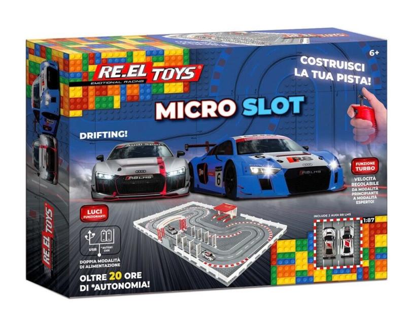 RE.EL Toys Micro Slot RACE 1:87 Audi