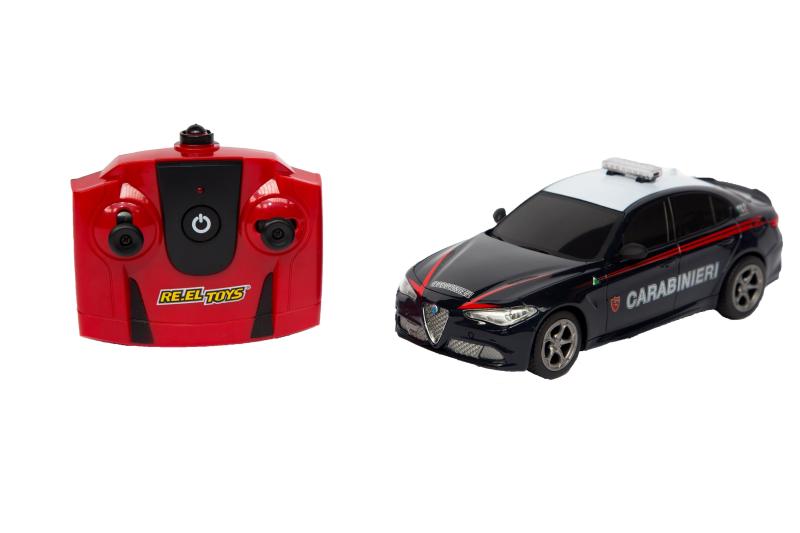 RE.EL Toys RC auto Alfa Romeo Giulia Quadrifoglio Carabinieri 1:24