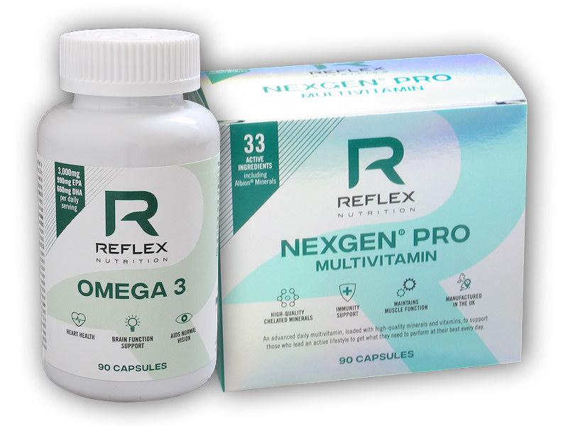 Reflex Nutrition Nexgen Pro 90 kapsúl + Omega 3 90 kapsúl