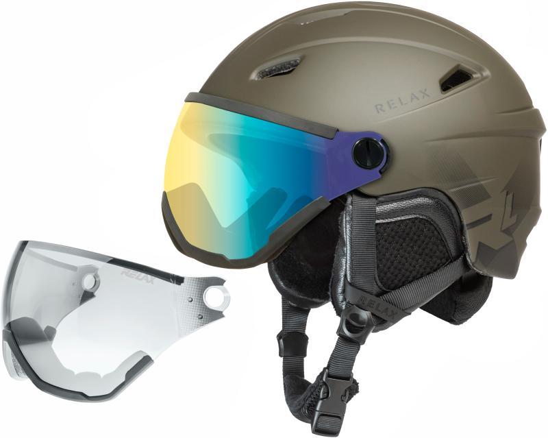Relax STEALTH RH24A4 lyžařská helma POUZE L: 58-60 cm (VÝPRODEJ)