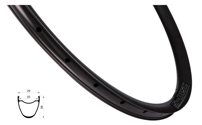 REMERX Ráfik S-DISC 622x25, 28 dier, čierny