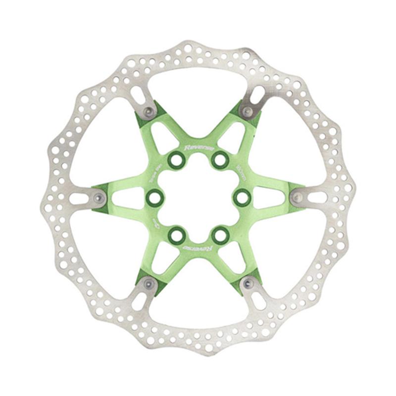 Levně Reverse Brzdový kotouč 160 mm, 6 děr, Alloy/Steel, Light Green