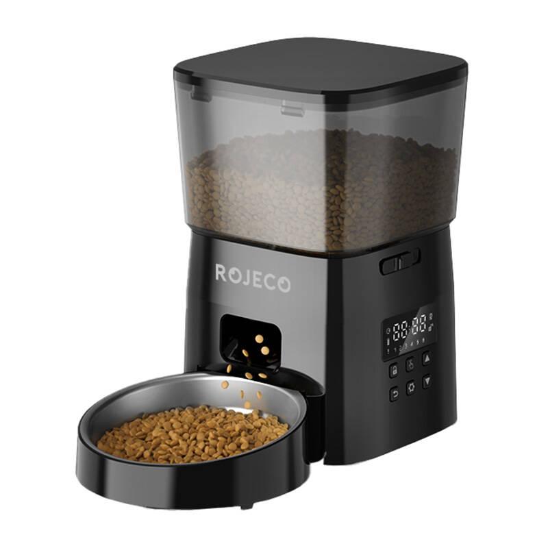 Rojeco Automatické krmítko pro domácí zvířata 2 l v knoflíkovém provedení