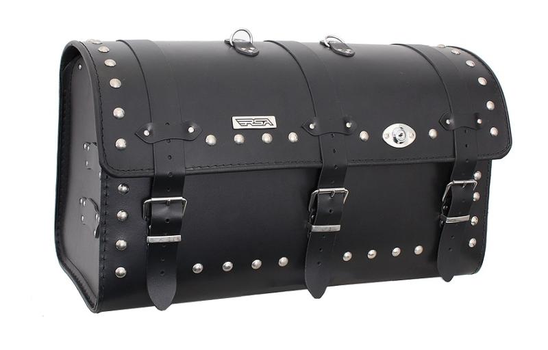 RSA Kožený moto kufr na motorku Chopper RSA-18B se zámkem