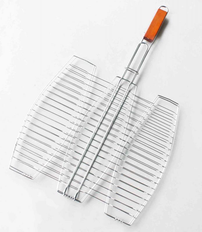 Rulyt Grilovací rošt na 3 ryby 66x36 cm