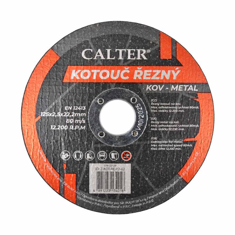 RULYT Řezný kotouč Calter 125 x 2 5 x 22 2 mm