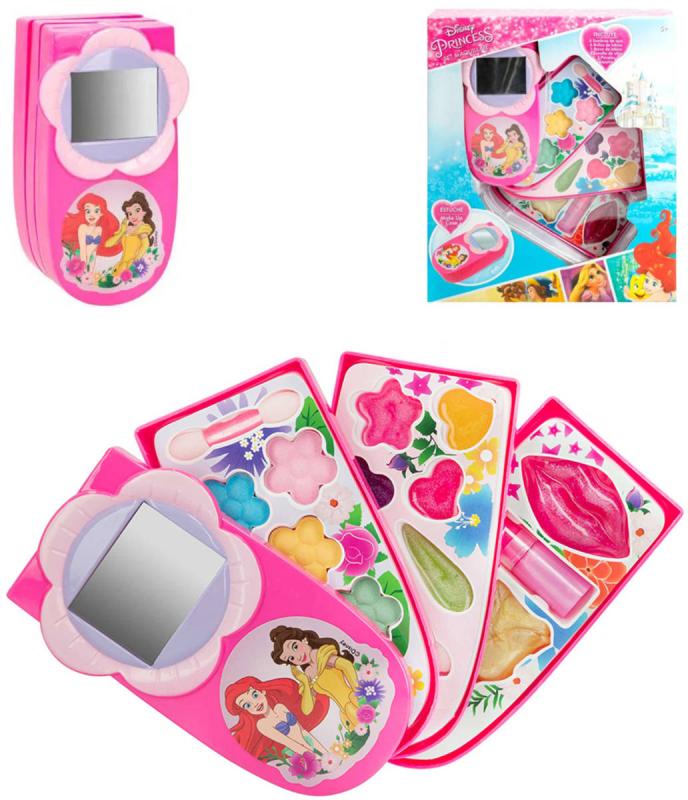 Sada krásy Disney Princess s očními stíny s lesky na rty dětský make-up