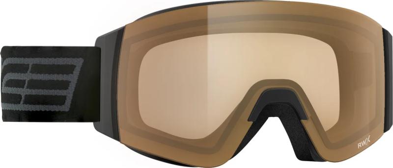 SALICE 105RWX unisex lyžařské fotochromatické brýle, Black