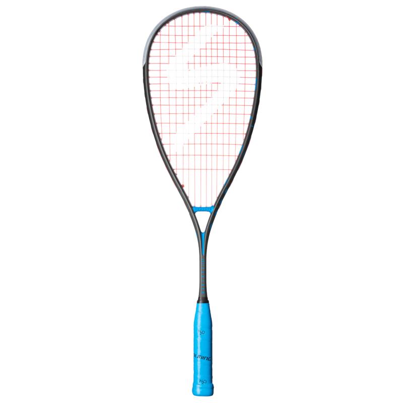 Salming Grit Feather Racket Black/Cyan