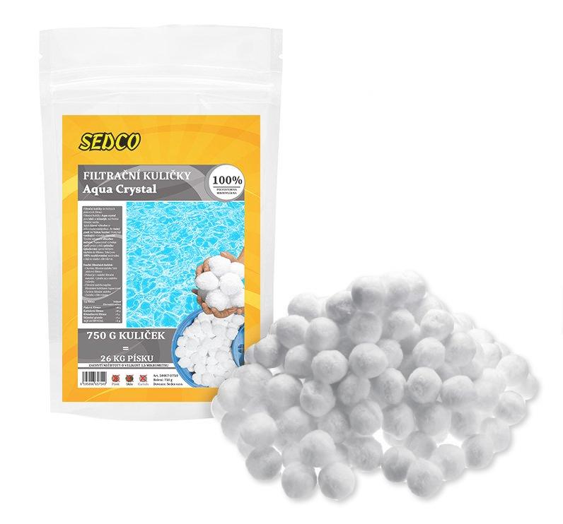 Sedco Filtrační kuličky PES AQUA CRYSTAL 750 g