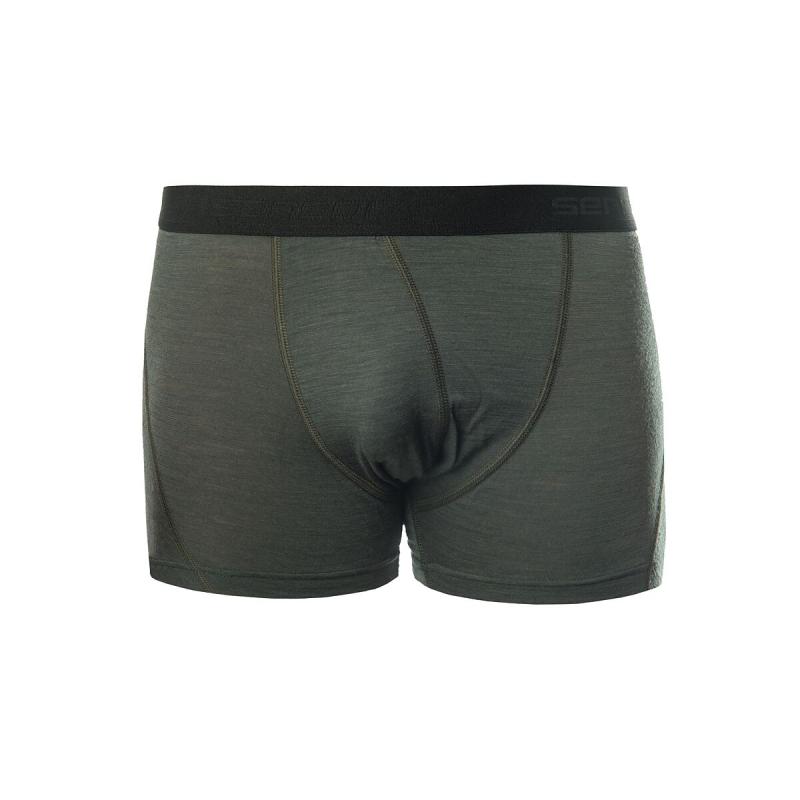 Sensor Merino Air pánske boxerky - Olive Green