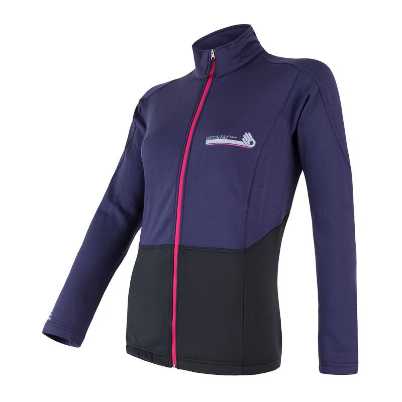 Sensor Profi Čierna/fialová dámska bunda