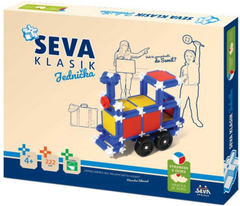 Seva 1 Klasik jednička polytechnická (stavebnice) 222 dílků
