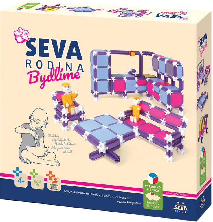Seva Rodina Bydlíme plastová (stavebnice) 564 dílků