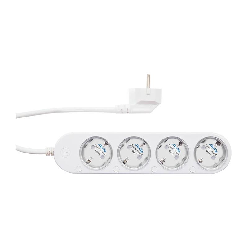Shelly Chytrý 12A napájecí pásek 4 Gen4 Zigbee/Matter power strip