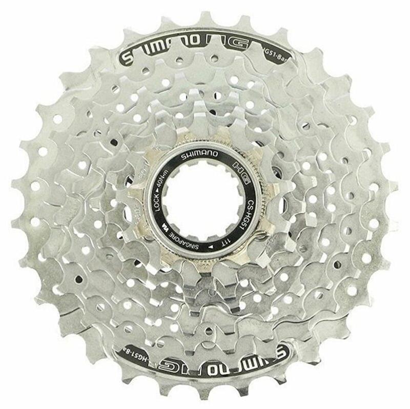Shimano 8-kazeta CS-HG51 11-32 zubů, stříbrná, v krabičce