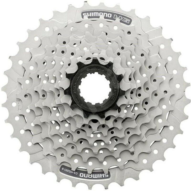 Shimano 9-kazeta CS-HG201 11-36 zubov, strieborná matná
