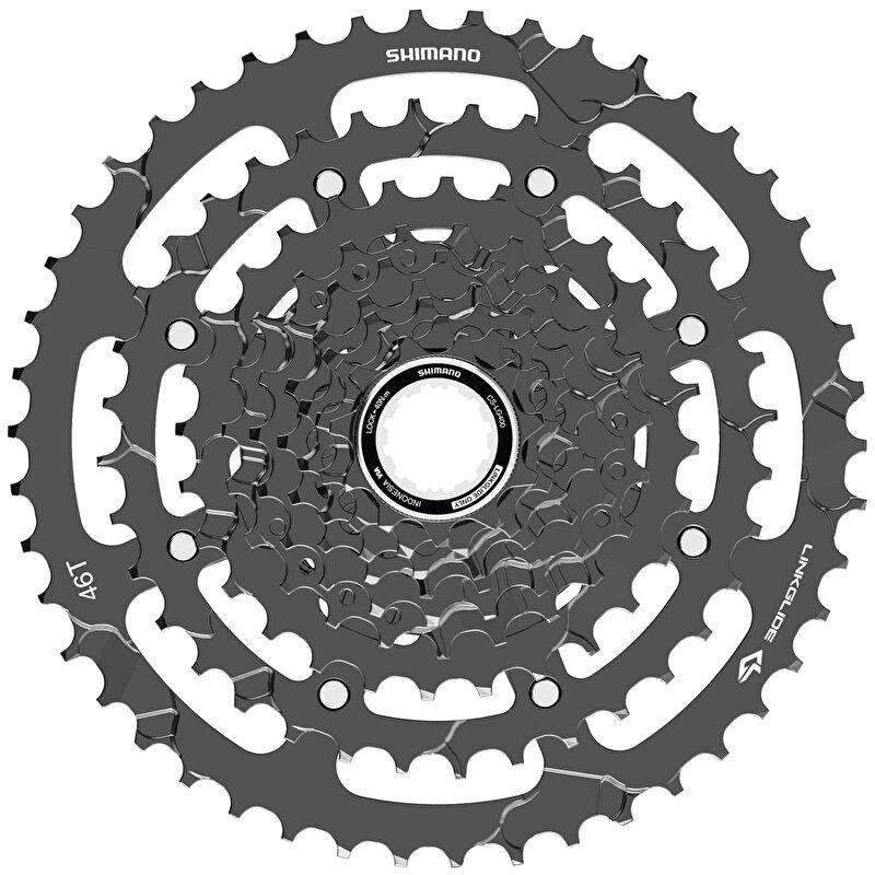 Shimano 9-kazeta CS-LG400 11-46 zubů Cues v krabičce