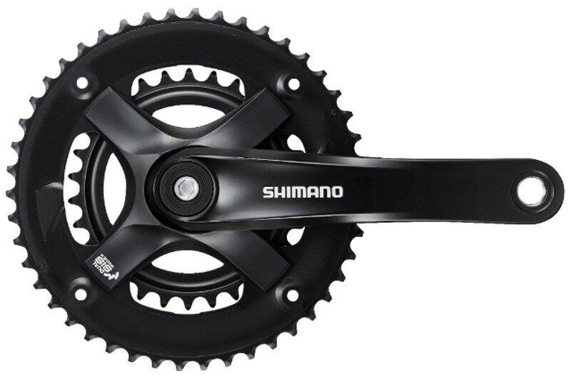 Shimano kľuky Tourney FC-TX501-L 175mm 46-30 zubov, čierne bez krytu