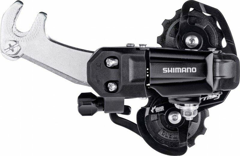 Shimano měnič Tourney RD-TY200SS hák 6/7 speed , krátké vodítko, stříbrný