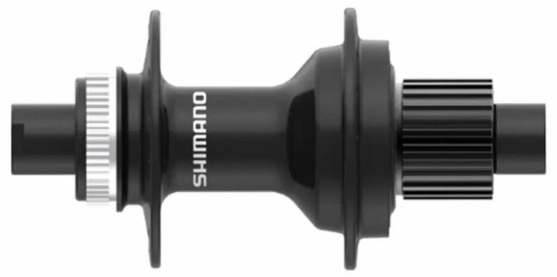 Shimano náboj disc FH-MT410-B 32děr Center lock 12mm e-thru-axle 148mm 12 rychlostí zadní černý