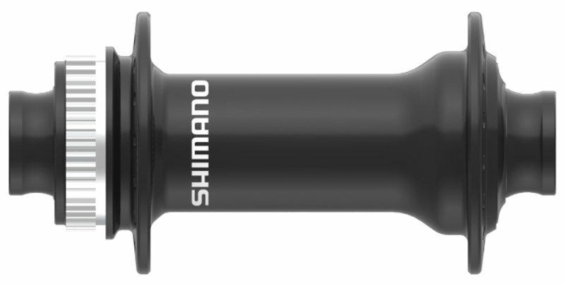 Shimano náboj disc HB-MT410-B 32děr Center lock 15mm e-thru-axle 110mm přední černý