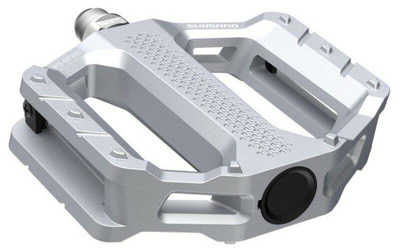 Shimano pedále PD-EF202 Flat strieborné, v krabičke