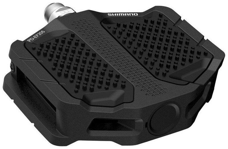 Shimano pedále PD-EF205 Flat čierne, v krabičke