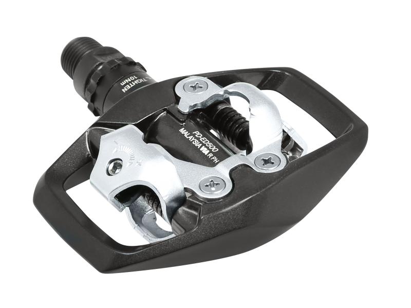 SHIMANO Pedále SPD PD-ED500 čierne + zarážky
